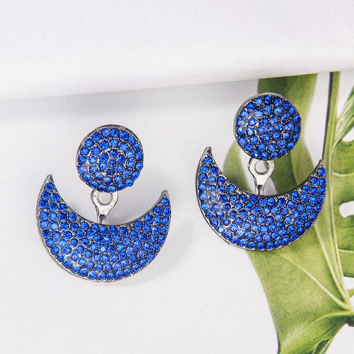 Bulk Jewelry Wholesale alloy Moon Earrings JDC-ES-YN030 Wholesale factory from China YIWU China