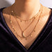 Wholesale alloy moon multilayer necklace JDC-NE-C178 NECKLACE 咏歌 17419 Wholesale Jewelry JoyasDeChina Joyas De China