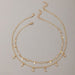 Wholesale alloy moon star necklace JDC-NE-C214 NECKLACE 咏歌 Wholesale Jewelry JoyasDeChina Joyas De China