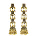 Wholesale alloy multilayer bell earrings JDC-ES-Yunl004 Earrings 云罗 gold Wholesale Jewelry JoyasDeChina Joyas De China