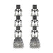 Wholesale alloy multilayer bell earrings JDC-ES-Yunl004 Earrings 云罗 silver Wholesale Jewelry JoyasDeChina Joyas De China