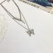 Bulk Jewelry Wholesale alloy multilayer hollow butterfly cross necklaces JDC-NE-sf069 Wholesale factory from China YIWU China