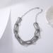 Bulk Jewelry Wholesale alloy multilayer metal chain hollow matte necklaces JDC-NE-YN002 Wholesale factory from China YIWU China