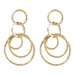 Wholesale alloy multilayer round earrings JDC-ES-JL839 Earrings 氿乐 Wholesale Jewelry JoyasDeChina Joyas De China