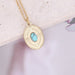 Wholesale alloy natural stone necklace JDC-NE-Bingm009 NECKLACE 冰萌 Wholesale Jewelry JoyasDeChina Joyas De China