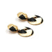 Wholesale alloy new black and white geometric Earrings JDC-ES-MY162 Earrings 曼茵 Wholesale Jewelry JoyasDeChina Joyas De China