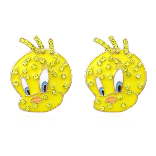 Wholesale alloy new cartoon duck Earrings JDC-ES-MY129 Earrings JoyasDeChina Wholesale Jewelry JoyasDeChina Joyas De China
