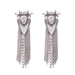 Wholesale alloy new earrings JDC-ES-MY168 Earrings 曼茵 silver Wholesale Jewelry JoyasDeChina Joyas De China