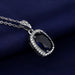 Wholesale alloy new egg-shaped necklace Sterling Silver Jewelry JDC-NE-BLX040 NECKLACE 宝来兴 Wholesale Jewelry JoyasDeChina Joyas De China