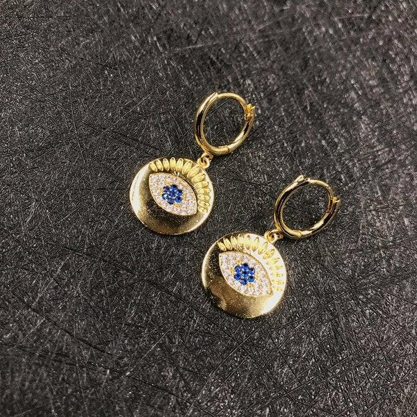 Wholesale alloy new eye earrings JDC-ES-YinS008 NECKLACE 赢视 Wholesale Jewelry JoyasDeChina Joyas De China
