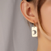 Wholesale alloy New Moon Earrings JDC-ES-AYN341 Earrings JoyasDeChina Wholesale Jewelry JoyasDeChina Joyas De China