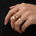 Wholesale alloy new personality chain ring JDC-RS-F606 Rings 韩之尚 5388001 Wholesale Jewelry JoyasDeChina Joyas De China