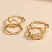 Wholesale alloy new product ring set JDC-RS-A100 Rings 妙雅 Wholesale Jewelry JoyasDeChina Joyas De China