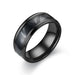 Wholesale alloy new shell ring JDC-RS-TS071 Rings 腾穗 8MMbalck No.7 Wholesale Jewelry JoyasDeChina Joyas De China