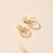 Wholesale alloy new simple fashion Circle Earrings JDC-ES-AYN371 Earrings JoyasDeChina Wholesale Jewelry JoyasDeChina Joyas De China