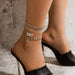 Wholesale alloy number 1997 four-piece anklet JDC-AS-C117 Anklet 咏歌 Wholesale Jewelry JoyasDeChina Joyas De China