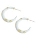 Wholesale alloy oil dripping Big Circle Earrings JDC-ES-V124 Earrings JoyasDeChina white Wholesale Jewelry JoyasDeChina Joyas De China