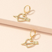 Wholesale alloy one arrow pierced earrings JDC-ES-AYN349 Earrings JoyasDeChina Wholesale Jewelry JoyasDeChina Joyas De China