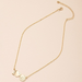 Wholesale alloy one arrow pierced neck chain JDC-NE-AYN100 NECKLACE JoyasDeChina Wholesale Jewelry JoyasDeChina Joyas De China