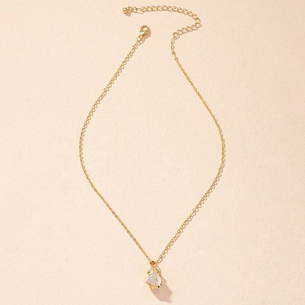 Wholesale alloy opal Bead Pendant Necklace JDC-NE-AYN117 NECKLACE JoyasDeChina Wholesale Jewelry JoyasDeChina Joyas De China
