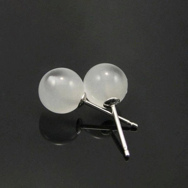 Wholesale alloy opal drop earrings JDC-ES-MiMeng022 Earrings 米萌 Wholesale Jewelry JoyasDeChina Joyas De China
