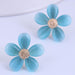 Wholesale alloy opal earrings JDC-ES-XINY002 Earrings JoyasDeChina blue Wholesale Jewelry JoyasDeChina Joyas De China