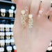 Wholesale alloy opal earrings JDC-ES-XuF043 Earrings 旭帆 Wholesale Jewelry JoyasDeChina Joyas De China