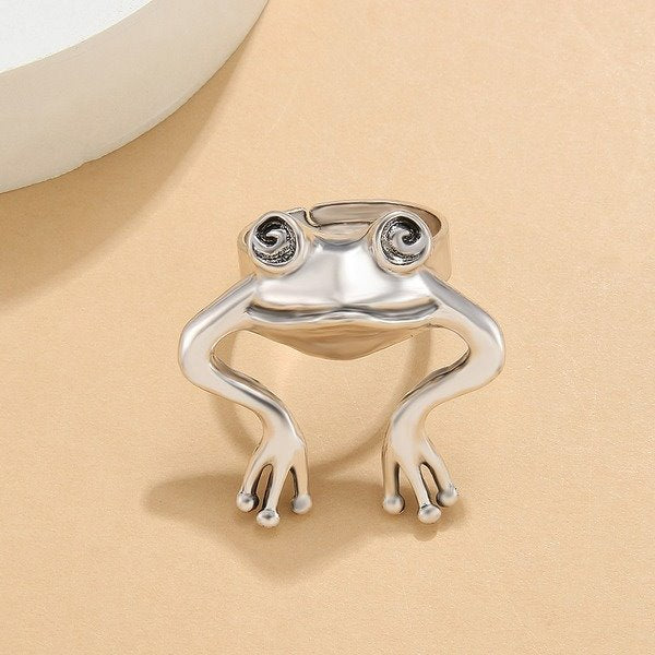 Wholesale alloy open frog ring JDC-RS-A105 Rings 妙雅 Wholesale Jewelry JoyasDeChina Joyas De China