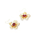 Wholesale alloy pastoral Gold Flower Earrings JDC-ES-MY174 Earrings 曼茵 Wholesale Jewelry JoyasDeChina Joyas De China