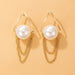 Wholesale alloy pearl chain tassel earrings JDC-ES-C456 Earrings 咏歌 17657 Wholesale Jewelry JoyasDeChina Joyas De China
