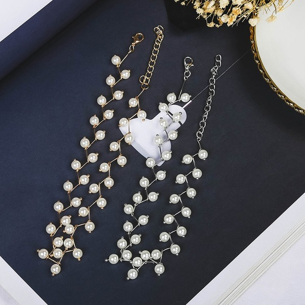Bulk Jewelry Wholesale alloy pearl clavicle Necklaces JDC-NE-sf002 Wholesale factory from China YIWU China