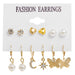 Wholesale Alloy Pearl Crystal Earrings Set JDC-ES-F609 Earrings 韩之尚 51796 alloy Wholesale Jewelry JoyasDeChina Joyas De China