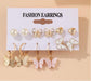 Wholesale Alloy Pearl Crystal Earrings Set JDC-ES-F609 Earrings 韩之尚 53676 alloy Wholesale Jewelry JoyasDeChina Joyas De China