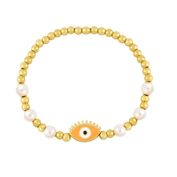Wholesale alloy pearl demon eye bracelet JDC-BT-AS101 Bracelet 翱昇 Wholesale Jewelry JoyasDeChina Joyas De China