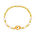 Wholesale alloy pearl demon eye bracelet JDC-BT-AS101 Bracelet 翱昇 Wholesale Jewelry JoyasDeChina Joyas De China