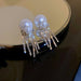 Wholesale alloy Pearl Gold Earrings JDC-ES-BY-079 Earrings 宝钰 Wholesale Jewelry JoyasDeChina Joyas De China