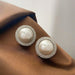 Wholesale alloy Pearl Gold Earrings JDC-ES-BY-093 Earrings 宝钰 Wholesale Jewelry JoyasDeChina Joyas De China