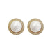 Wholesale alloy Pearl Gold Earrings JDC-ES-BY-093 Earrings 宝钰 Wholesale Jewelry JoyasDeChina Joyas De China