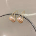 Wholesale alloy Pearl Gold Earrings JDC-ES-BY-117 Earrings 宝钰 golden Wholesale Jewelry JoyasDeChina Joyas De China