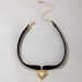Wholesale Alloy Pearl Love Hollow Necklace JDC-NE-C185 NECKLACE 咏歌 Wholesale Jewelry JoyasDeChina Joyas De China