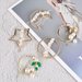 Bulk Jewelry Wholesale alloy pearl Moon Star hairpin JDC-HC-K033 Wholesale factory from China YIWU China