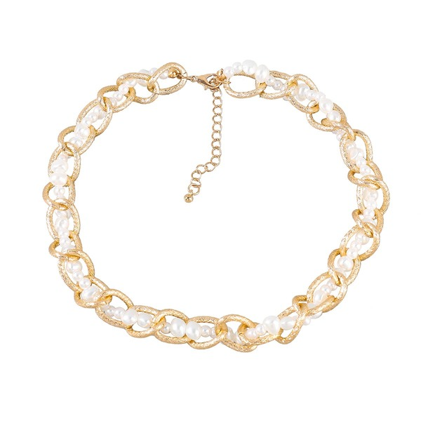 Wholesale Alloy Pearl Necklace JDC-NE-JL179 Necklaces 氿乐 Wholesale Jewelry JoyasDeChina Joyas De China