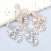 Wholesale alloy pearl rhinestone bow gold color earrings JDC-ES-JL611 Earrings JoyasDeChina Wholesale Jewelry JoyasDeChina Joyas De China