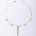 Wholesale alloy pearl tassel necklace JDC-NE-C190 NECKLACE 咏歌 Wholesale Jewelry JoyasDeChina Joyas De China