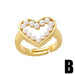 Wholesale alloy pearl zircon ring JDC-RS-AS311 Rings 翱昇 Wholesale Jewelry JoyasDeChina Joyas De China