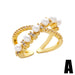 Wholesale alloy pearl zircon ring JDC-RS-AS311 Rings 翱昇 A 1 Wholesale Jewelry JoyasDeChina Joyas De China
