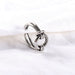 Wholesale Alloy Pentagram Knotted Ring MOQ≥2 JDC-RS-JuY001 Rings 聚耀 30 minimum 2 pieces for wholesale 1 Wholesale Jewelry JoyasDeChina Joyas De China
