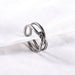 Wholesale Alloy Pentagram Knotted Ring MOQ≥2 JDC-RS-JuY001 Rings 聚耀 31 minimum 2 pieces for wholesale 1 Wholesale Jewelry JoyasDeChina Joyas De China