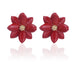 Wholesale alloy petal color earrings JDC-ES-C428 Earrings 咏歌 red Wholesale Jewelry JoyasDeChina Joyas De China
