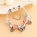 Wholesale Alloy Pink Bow Bracelet （F）JDC-BT-XingL027 Bracelet 星銮 16cm Wholesale Jewelry JoyasDeChina Joyas De China